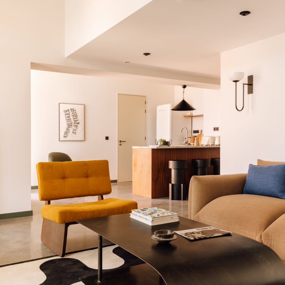 Living room in Two Bedroom Duplex Suite