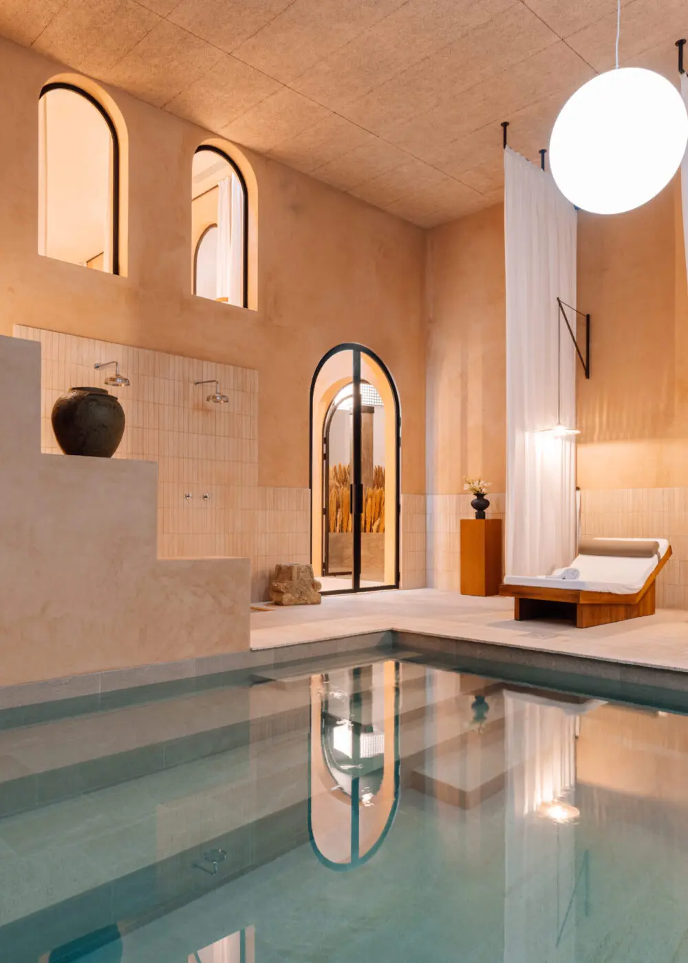 Indoor pool inside a hotel Spa