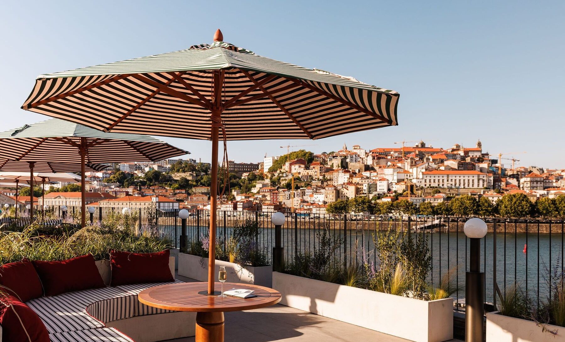 Barbecue at Porto rooftop with river views